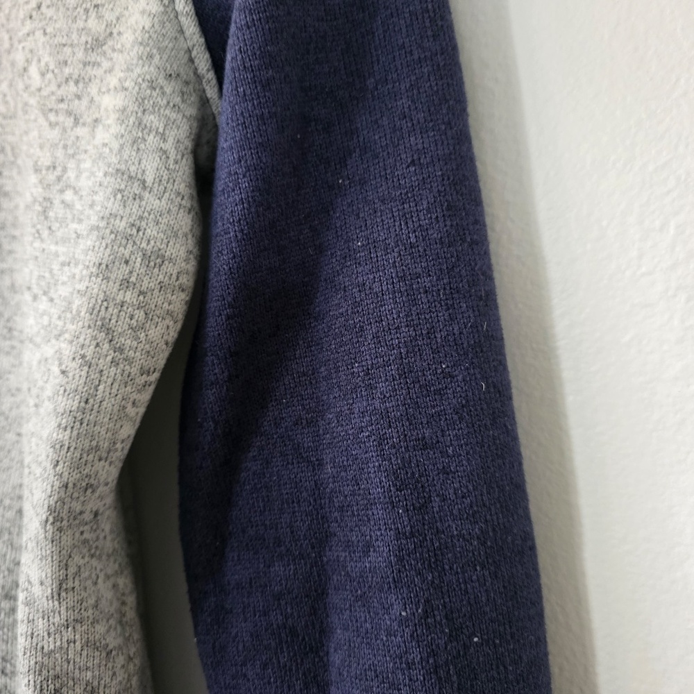 Ll Bean 1/4 Snap Fleece Color Block Pullover - Xxs - image 3